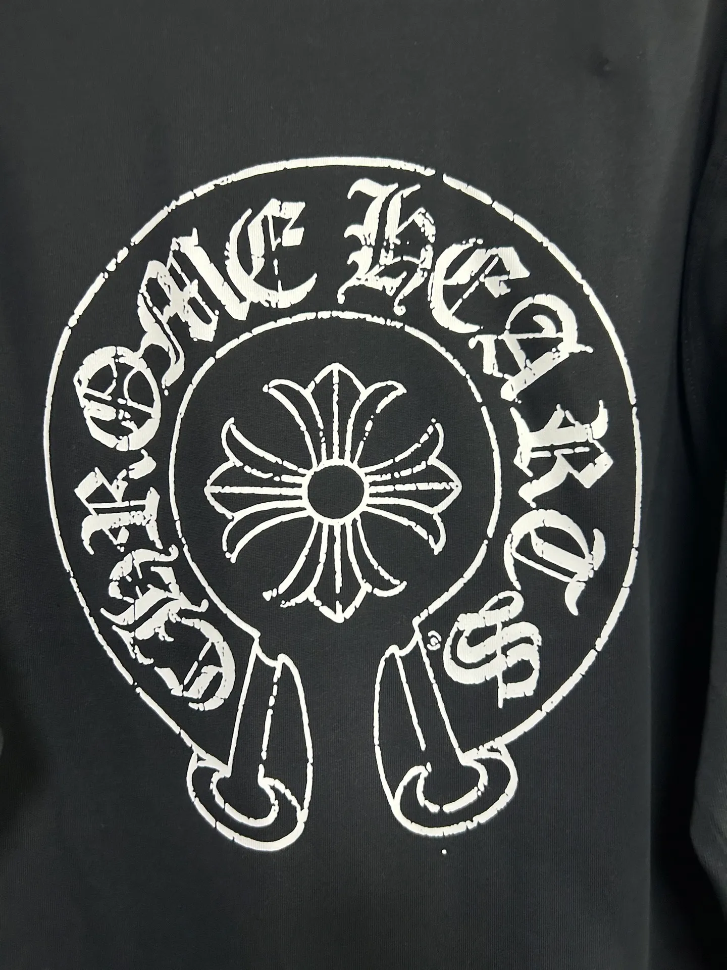 P230 2026 new (exclusive) Chrome Hearts autumn and winter limited edition heavyweight high-weight long-sleeved T-shirt, customized Dreamweaver Yayun ribbed cotton designer concept style Fabric: Heavy 380g Size: S M L XL Color: White Black